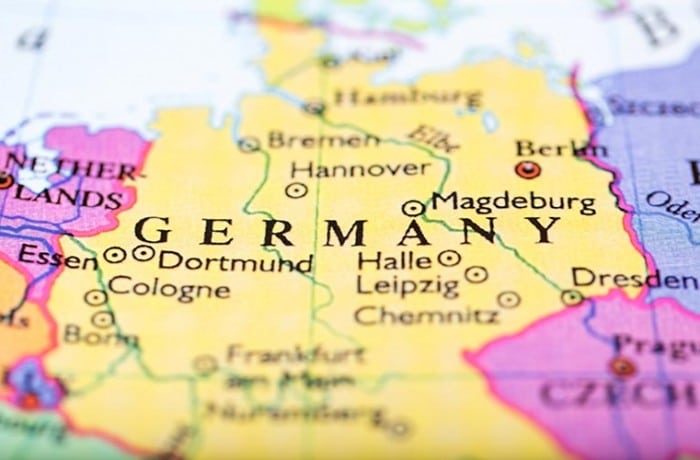 Karte von Deutschland